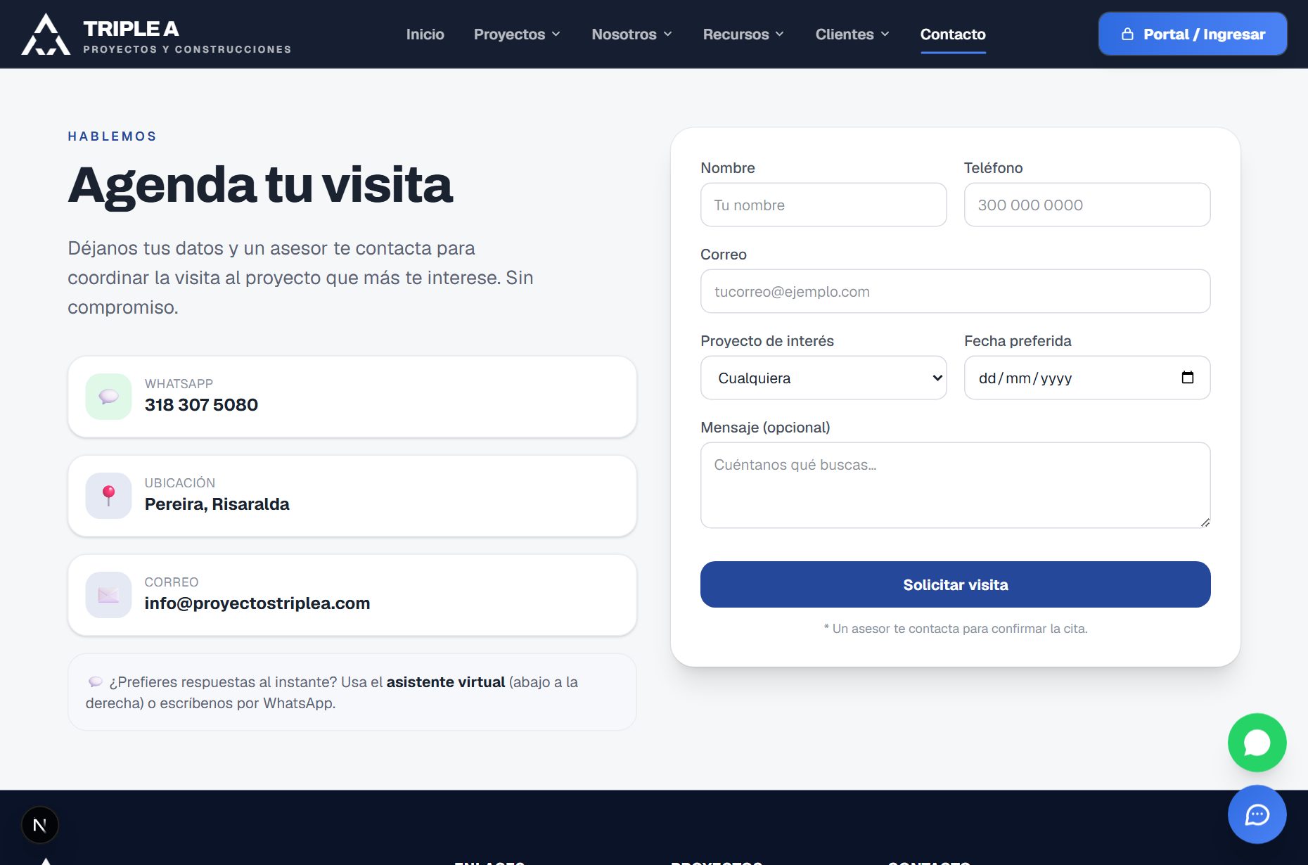 Paso 3: Deja tus datos