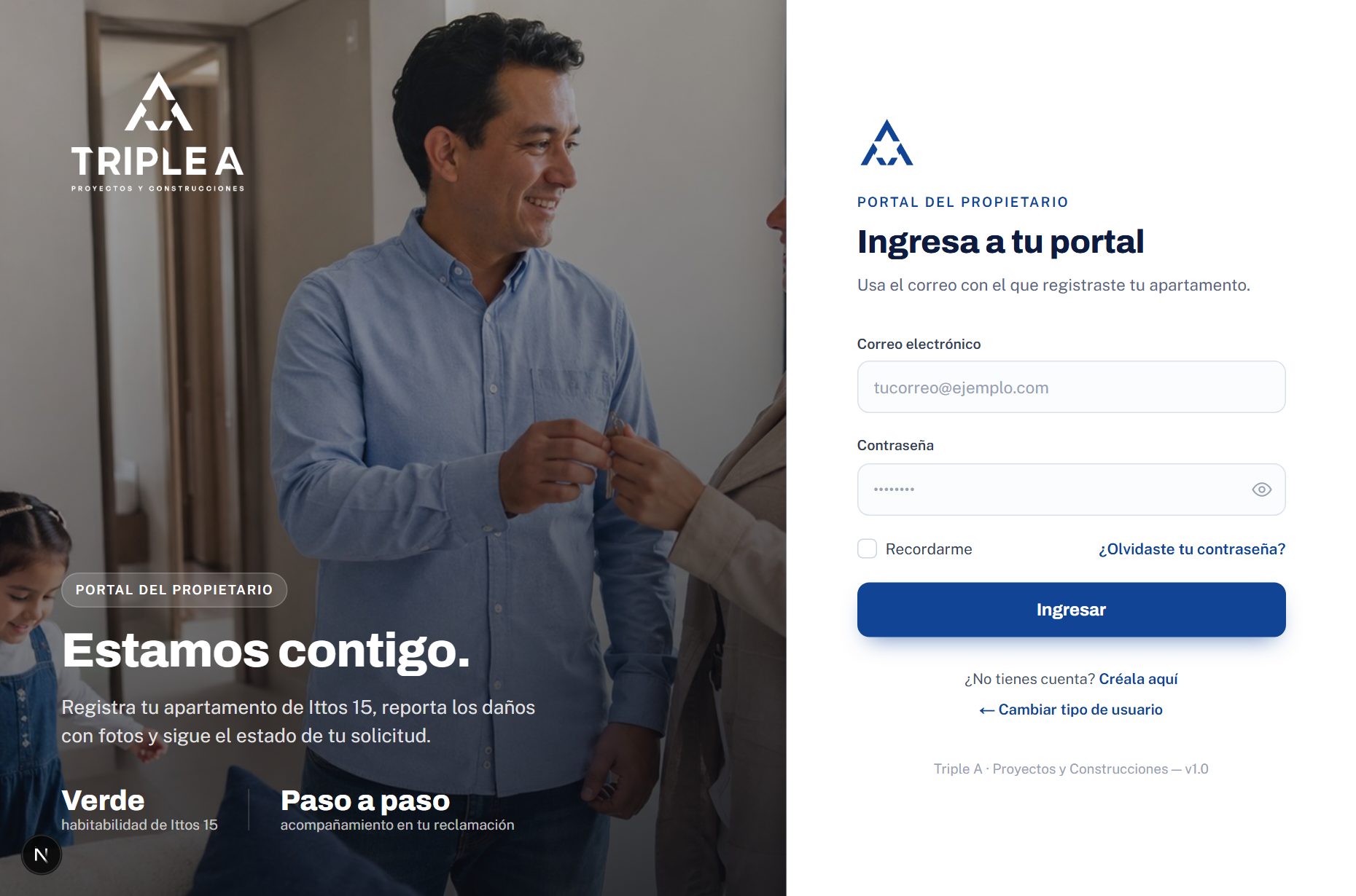 Paso 3: Escribe tu correo y tu contraseña