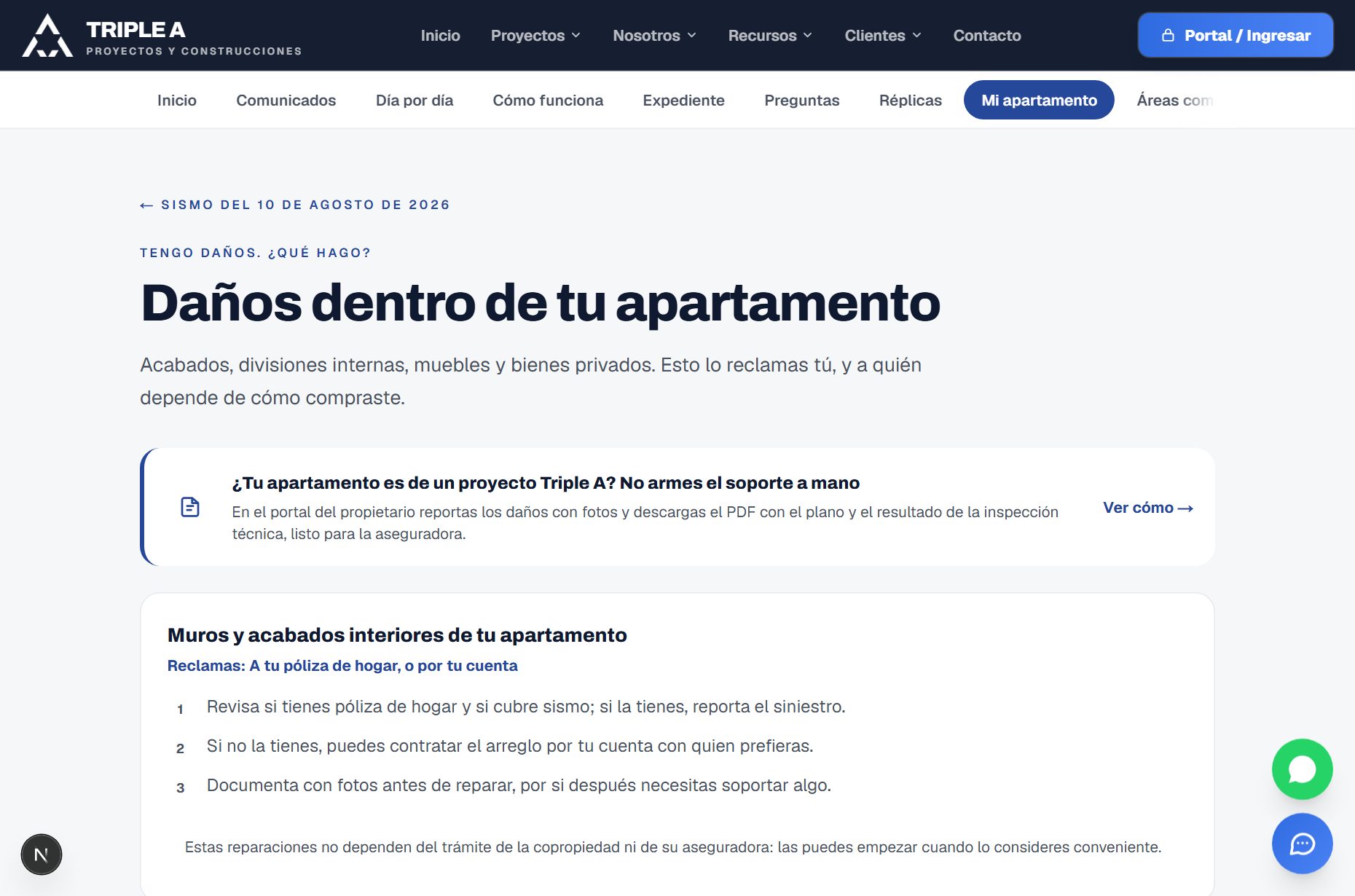 Paso 2: Mira la ruta de tu apartamento